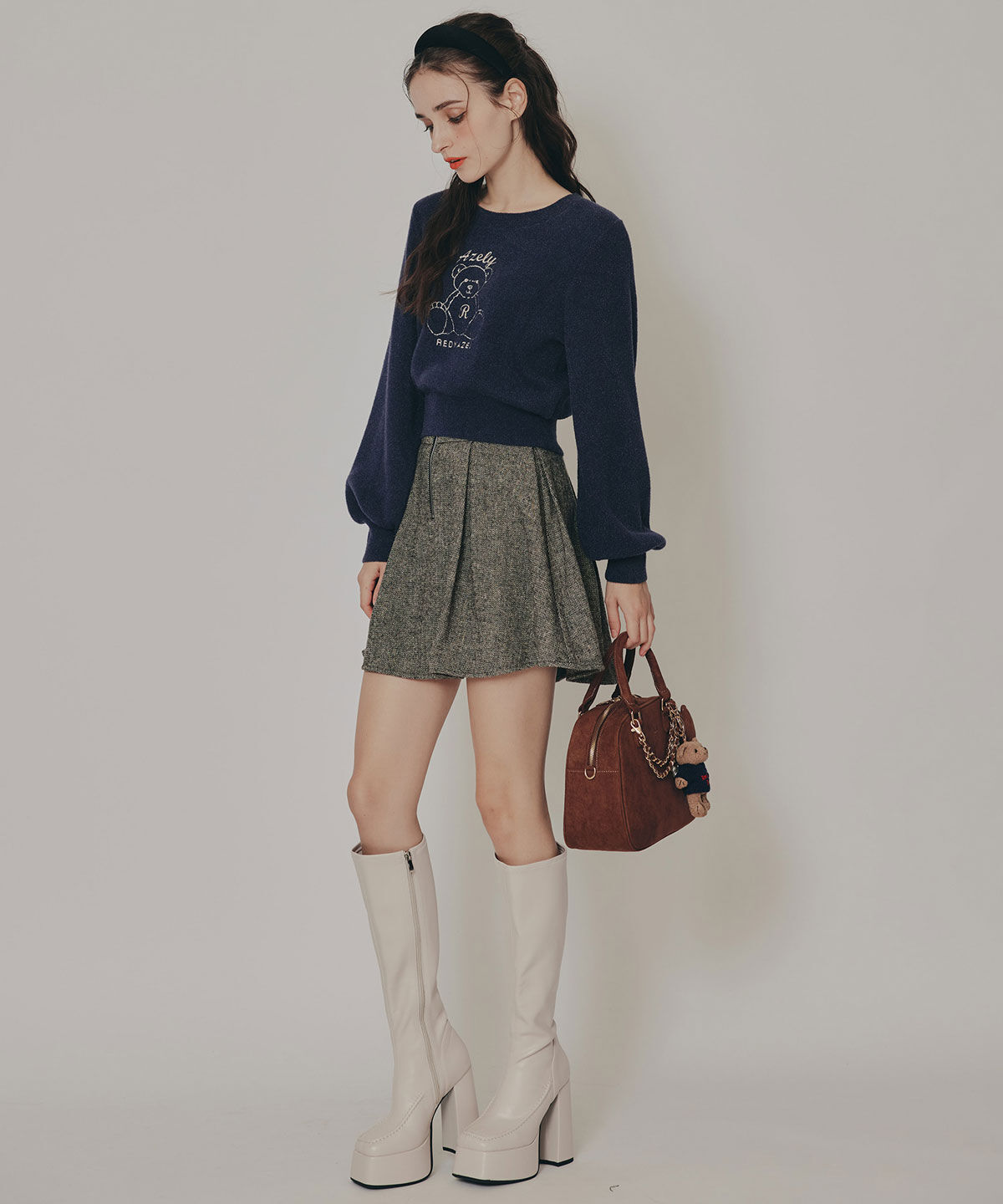 REDYAZEL「Azelyフラッフィニットプルオーバー」|ニット・セーター|