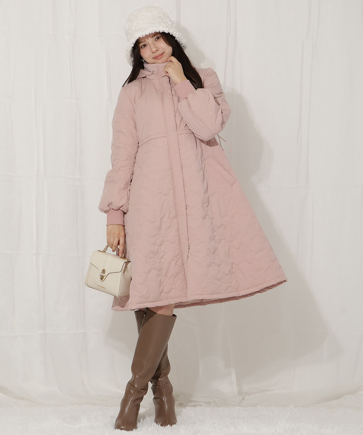 WILLSELECTION「リボン柄キルティングコート」|その他|