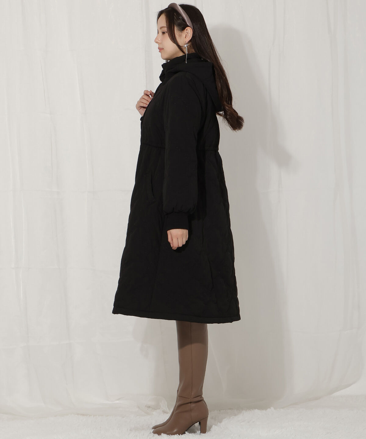 WILLSELECTION「リボン柄キルティングコート」|その他|