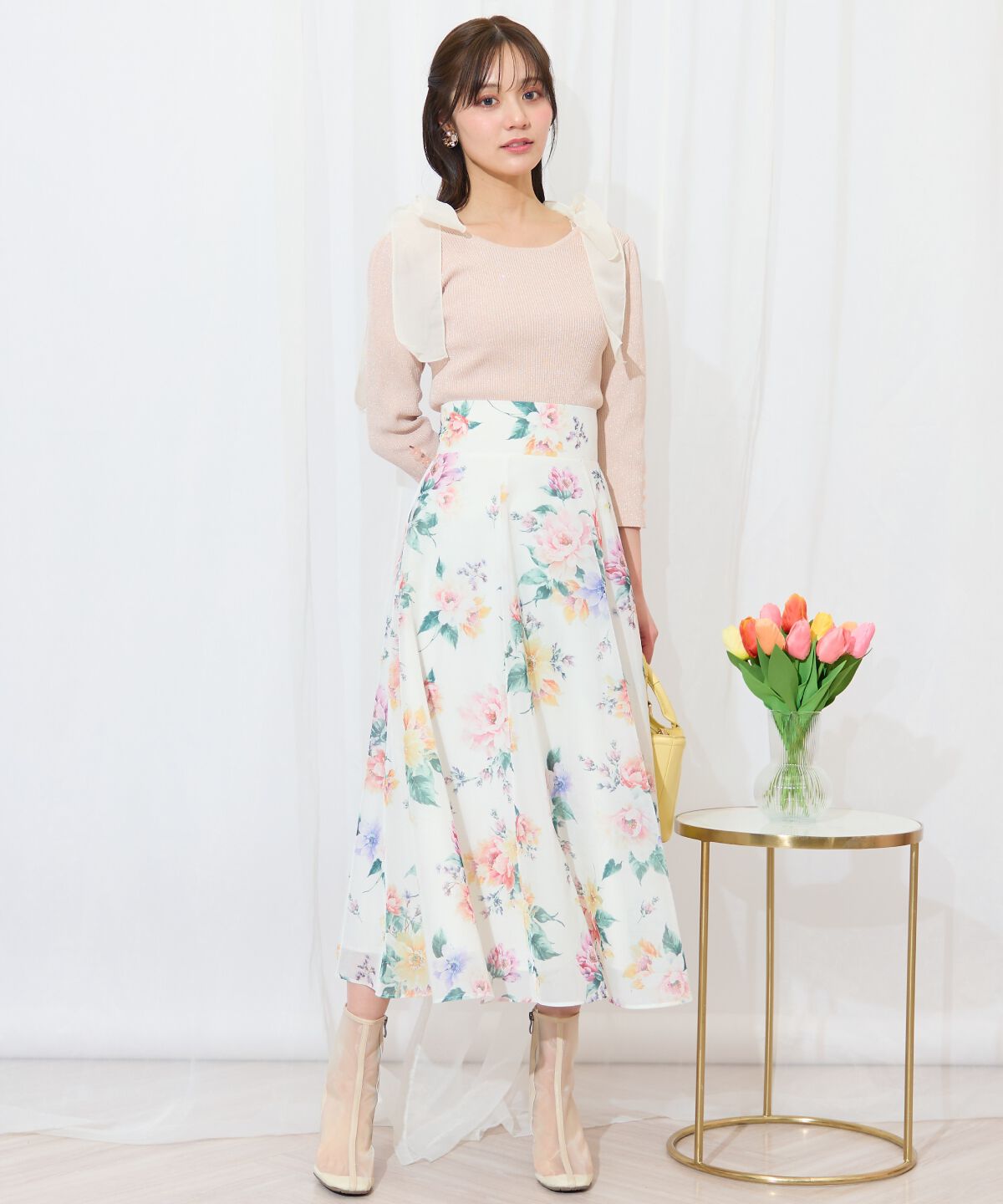 WILLSELECTION「ショルダーリボンテレコキャミソール」|キャミソール|