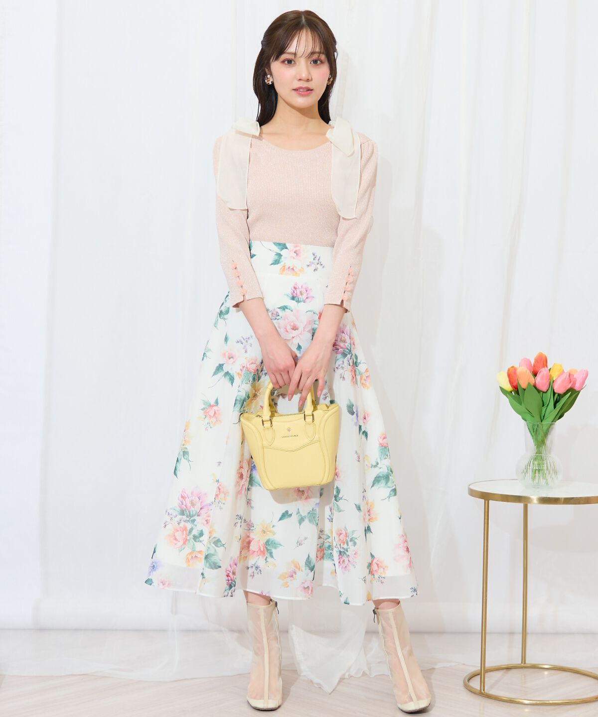 WILLSELECTION「ショルダーリボンテレコキャミソール」|キャミソール|