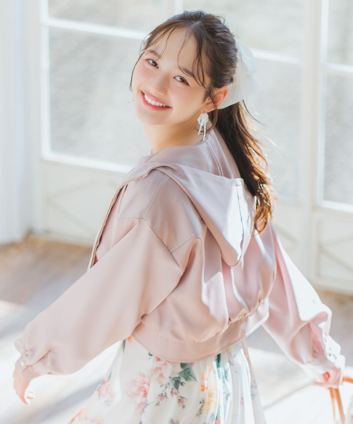 WILLSELECTION「リボンポケットブルゾン」|ブルゾン・スタジャン|