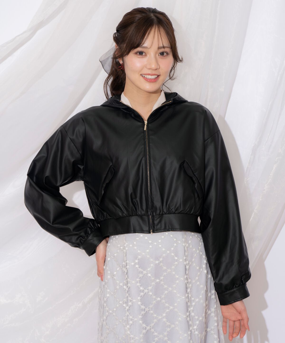 WILLSELECTION「リボンポケットブルゾン」|ブルゾン・スタジャン|