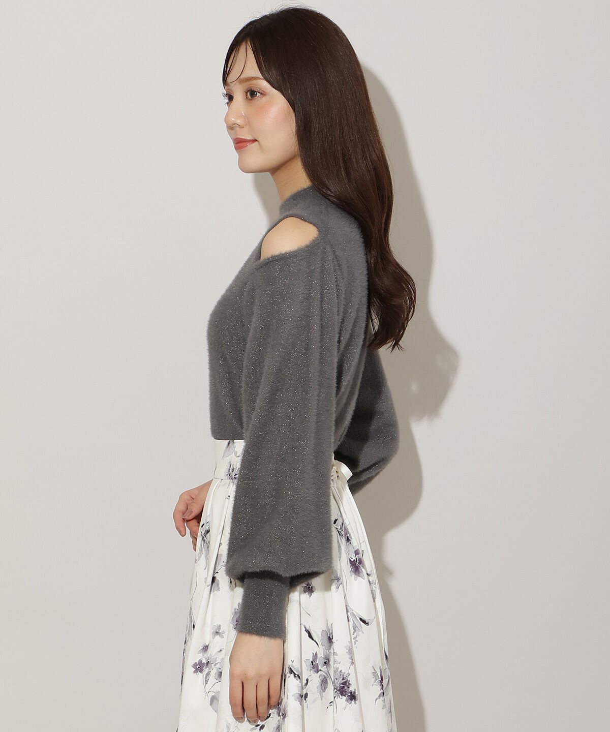 WILLSELECTION「ショルダースリットフェザープルオーバー」|ニット・セーター|