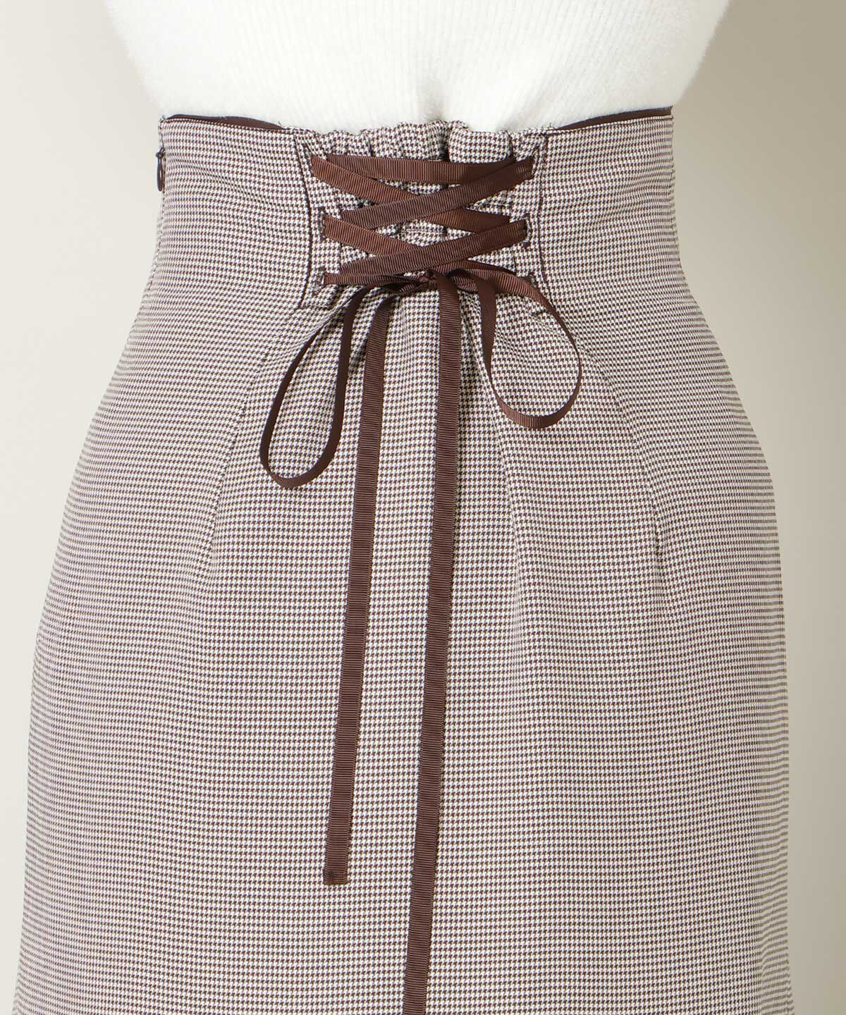 WILLSELECTION「パイピングヘムティアードスカート」|フレア|