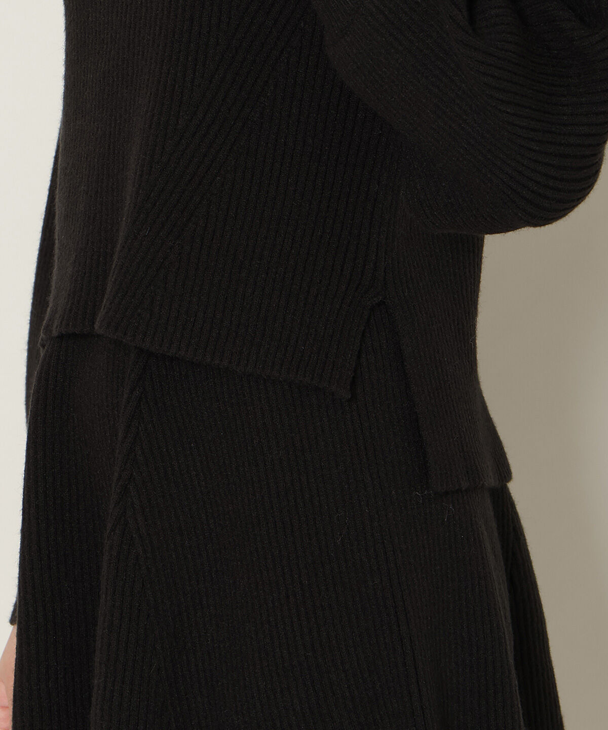 WILLSELECTION「オフタートル&times;スカートニットSETUP」|ワンピース|