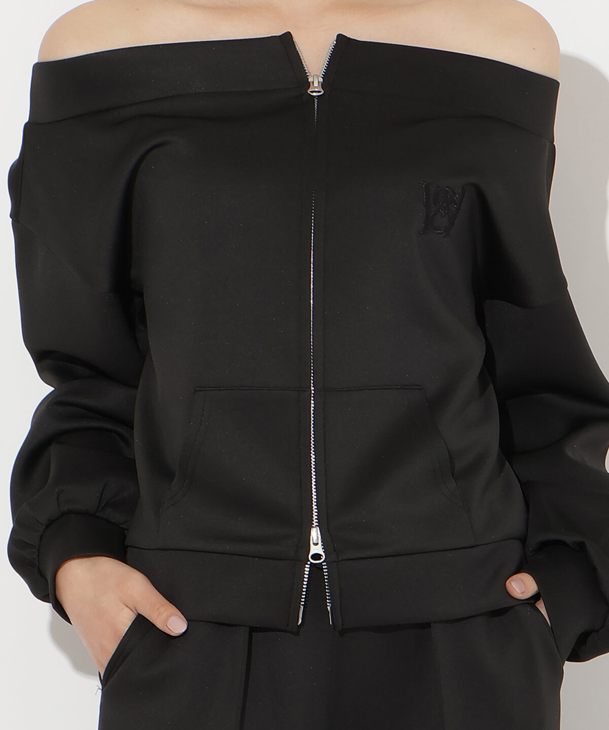 WILLSELECTION「ダブルZIPオフショルスウェットトップス」|その他|