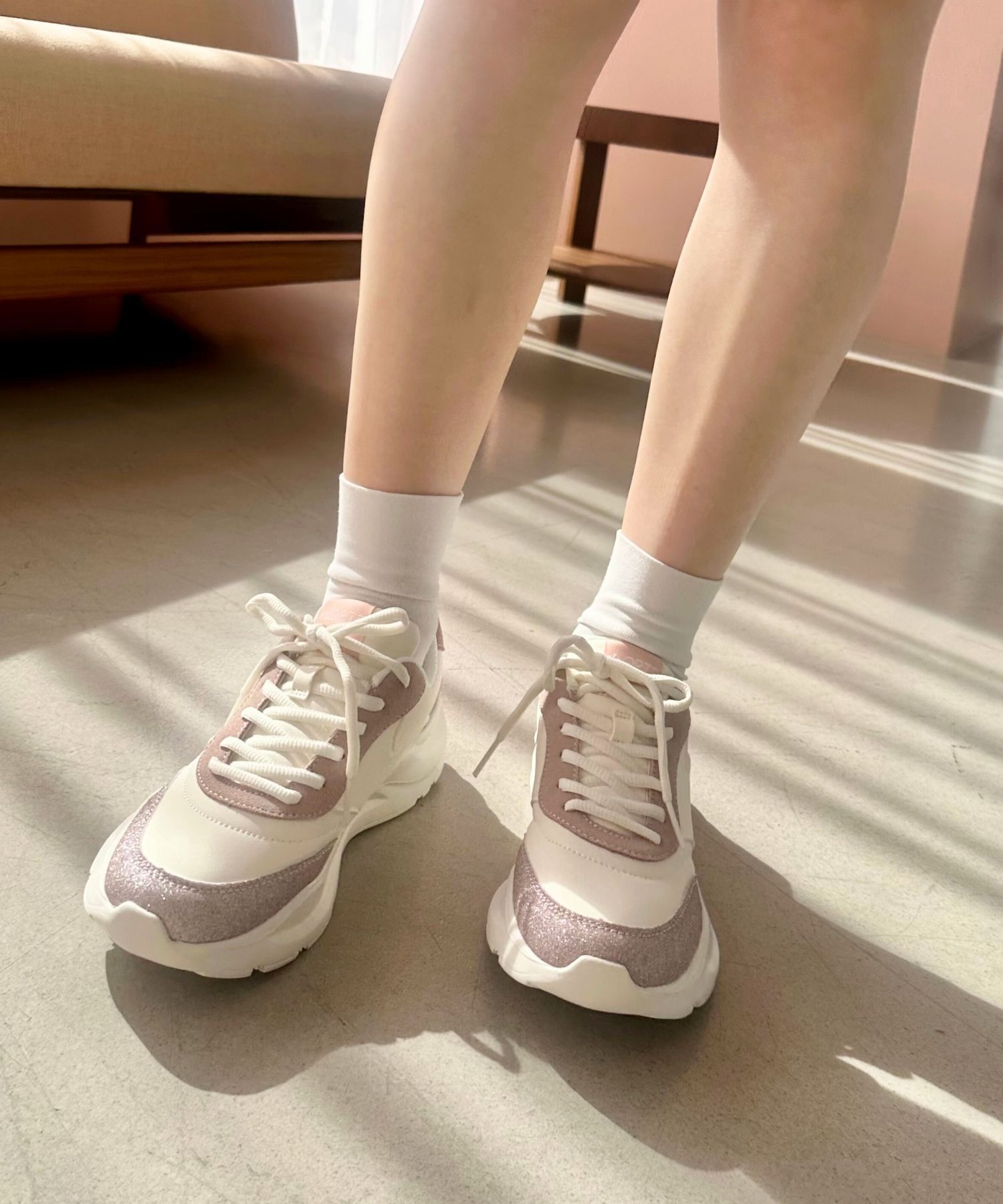 ORiental TRaffic「グリッター切替パーツスニーカー/OT3732」|スニーカー|