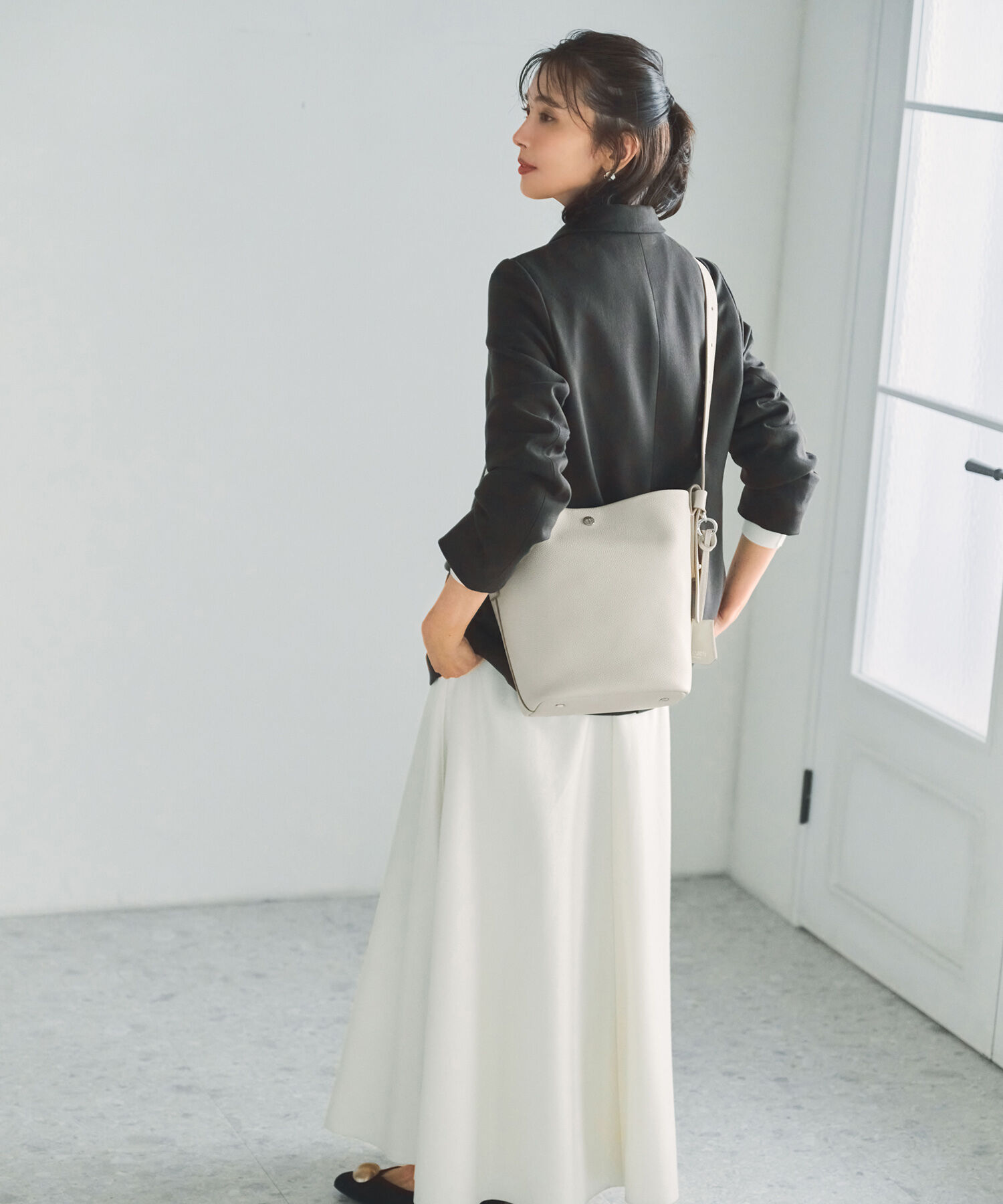 TOPKAPI BREATH「【Breath TOPKAPI】ELAN エラン シュリンクレザー ワンショルダーバッグ 」|トートバッグ|