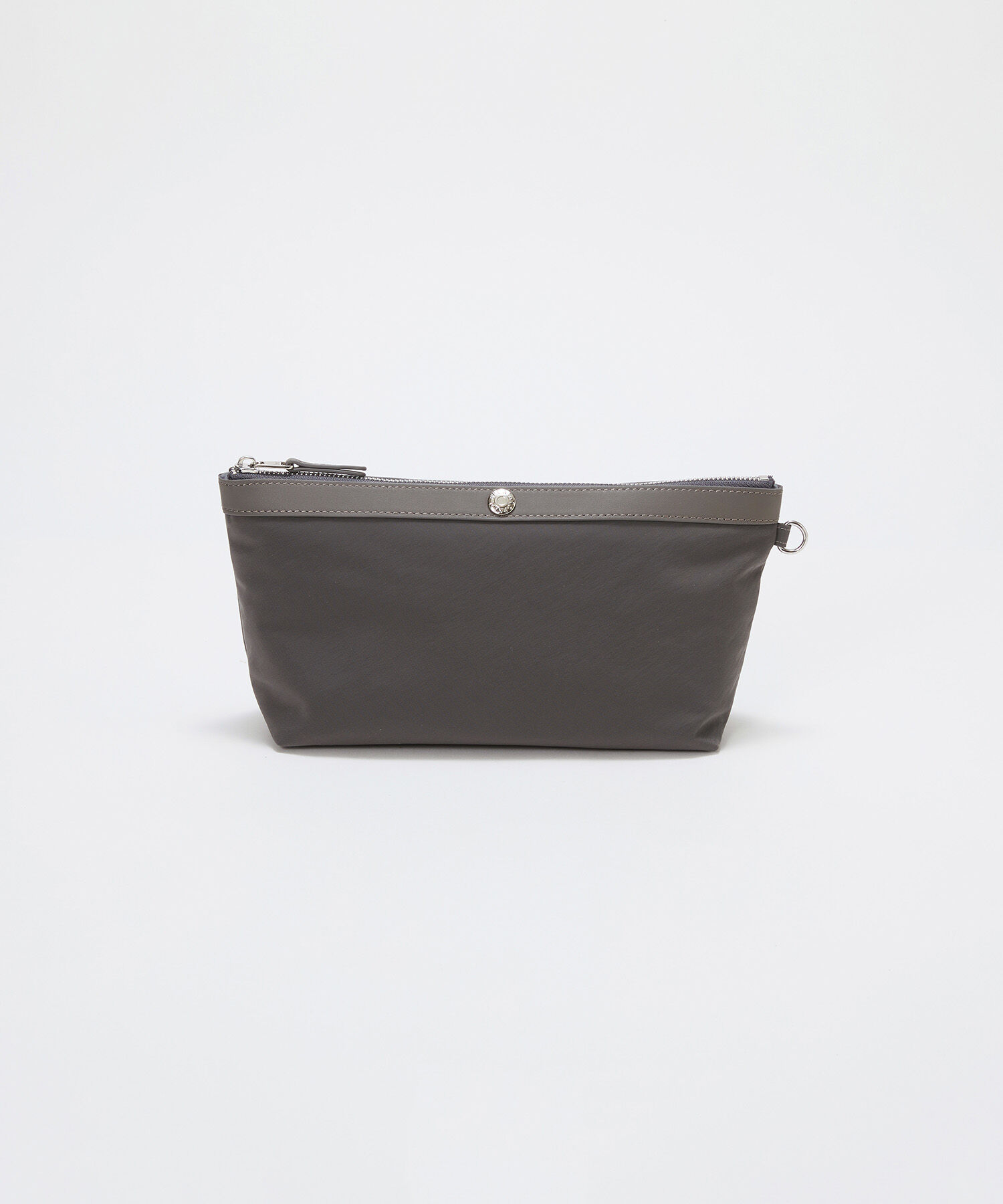 TOPKAPI BREATH「【Breath TOPKAPI】MORPH モーフ リンクルナイロン 舟形 ポーチ」|ポーチ|グレー