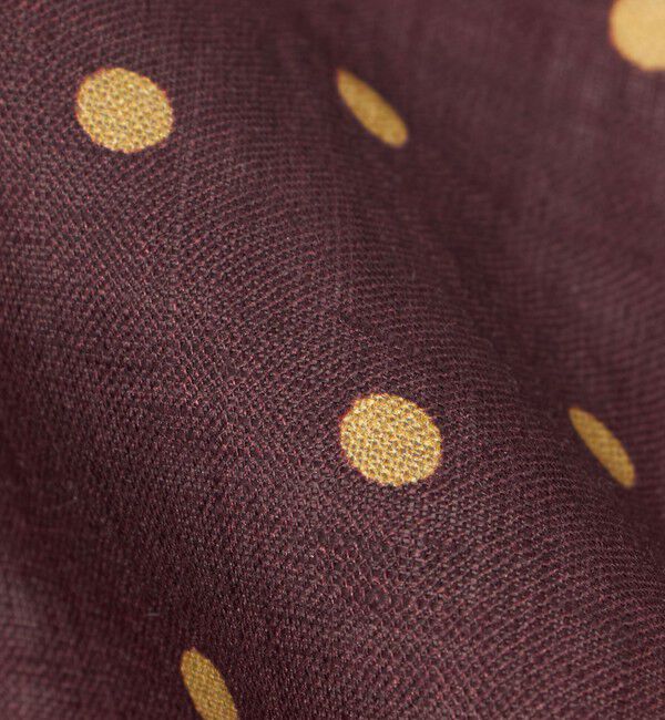 UNITED ARROWS「＜molteni＞ ドットプリント ポケットチーフ」|ハンカチ|