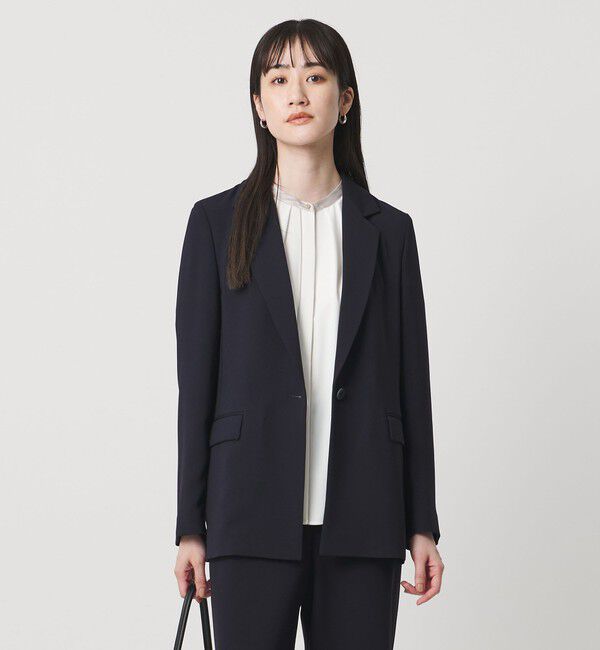 UNITED ARROWS「Drapy テーラード ジャケット」|テーラードジャケット|NAVY