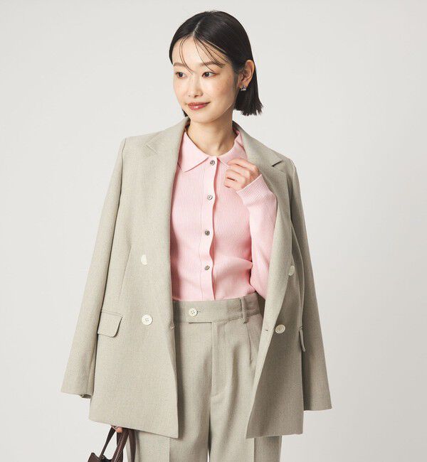 UNITED ARROWS green label relaxing「＜1_OF MINE＞エリツキ リブ ニット」|ニット・セーター|