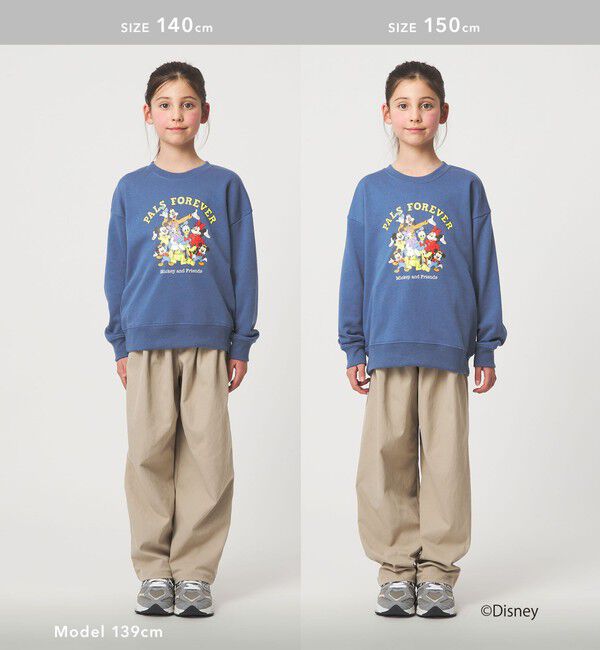 UNITED ARROWS green label relaxing「【別注】＜Disney＞裏毛 プルオーバー / キッズ  140cm-160cm」|スウェット・ジャージ|