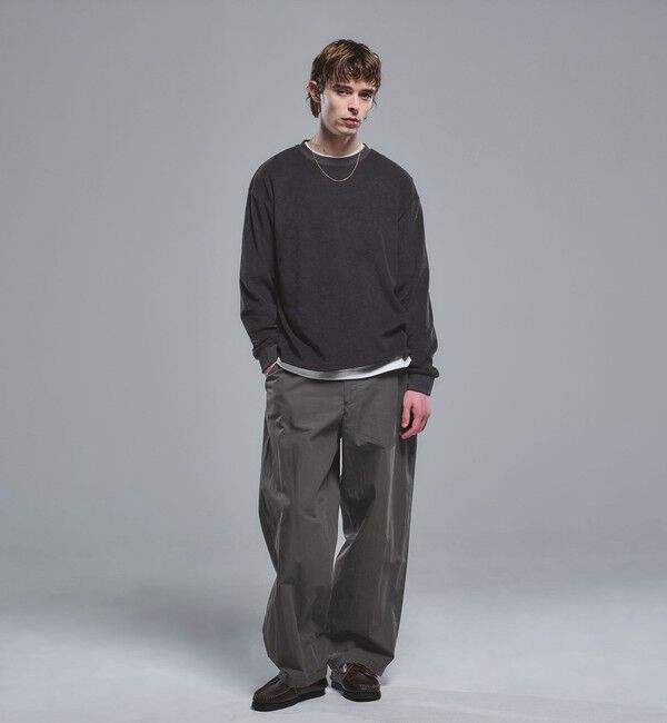 UNITED ARROWS green label relaxing「メランジ パイル クルーネック カットソー」|Tシャツ・カットソー|