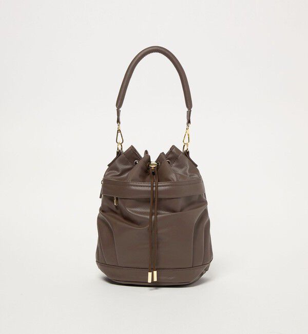 UNITED ARROWS green label relaxing「【WEB限定】＜PARTE＞ポケットドロスト バッグ  はっ水」|ショルダー・メッセンジャー|MD.BROWN