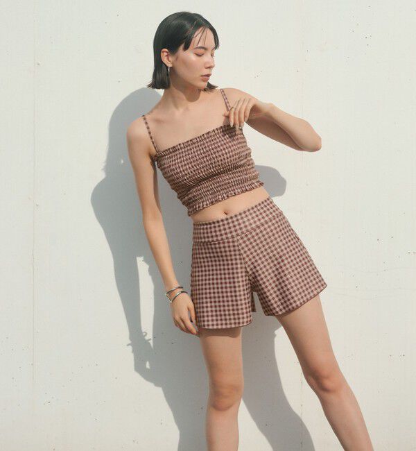 UNITED ARROWS green label relaxing「サーフショーツ チェック柄 B スイムウェア / 水着」|その他|