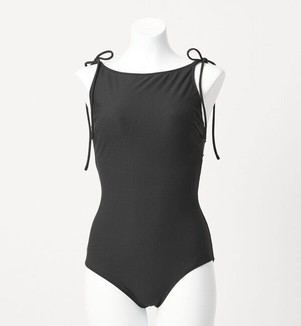 UNITED ARROWS green label relaxing「ハイネックWリボン ワンピース スイムウェア / 水着 」|スポーツ|