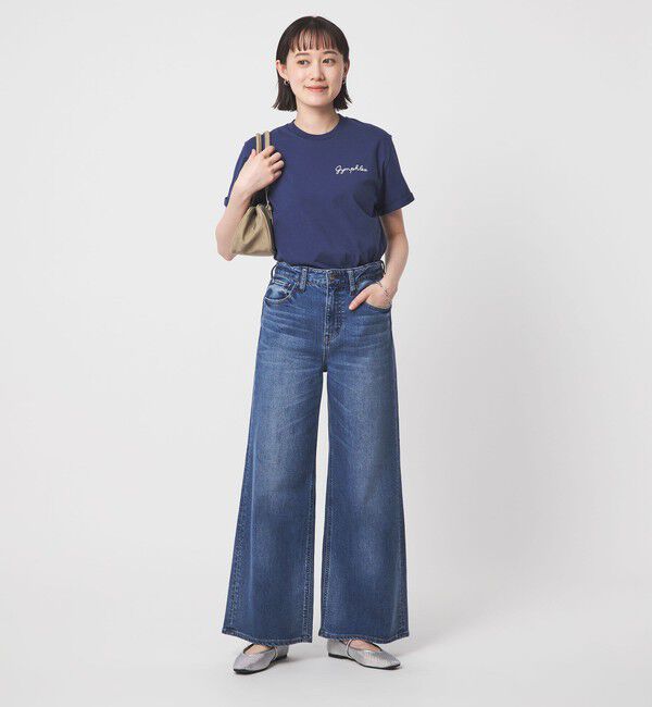 UNITED ARROWS green label relaxing「＜Gymphlex＞ショートスリーブ エンブロイダリー Tシャツ」|Tシャツ・カットソー|