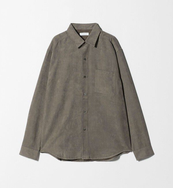 BEAUTY&YOUTH UNITED ARROWS「【WEB限定 WARDROBE SMART】スエードライク シャツ」|シャツ・ブラウス|