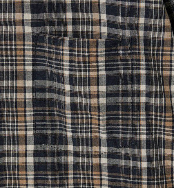 STEVEN ALAN「＜Steven Alan＞ マドラスチェック シングルニードル シャツ LOOSE」|シャツ・ブラウス|