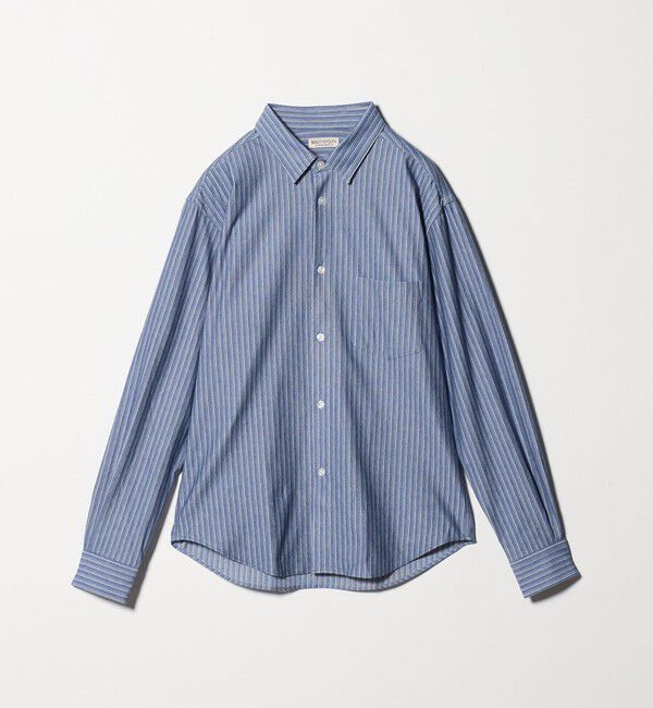 BEAUTY&YOUTH UNITED ARROWS「クイック ストレッチ ストライプ レギュラー シャツ SLIM型 吸水速乾機能付き」|シャツ・ブラウス|