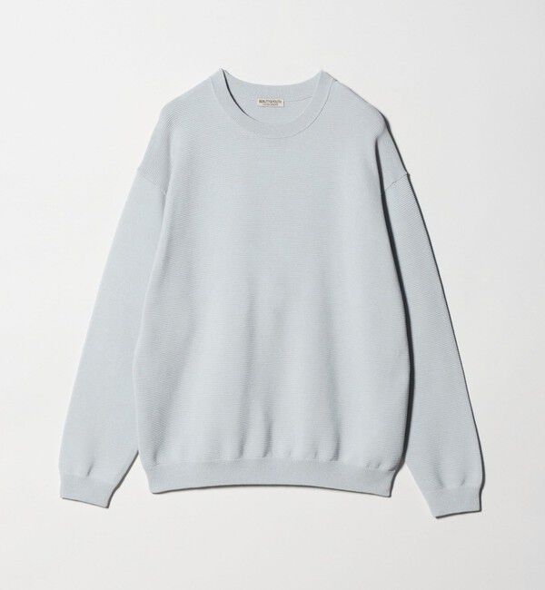 BEAUTY&YOUTH UNITED ARROWS「パール ステッチ フォルム クルーネック ニット ウォシャブル」|ニット・セーター|