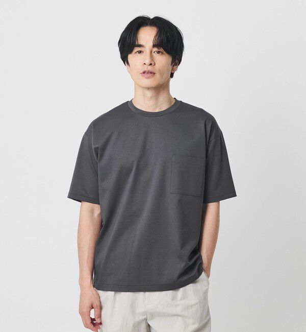 BEAUTY&YOUTH UNITED ARROWS「サルージャ 1ポケット  クルーネック 半袖Tシャツ」|Tシャツ・カットソー|