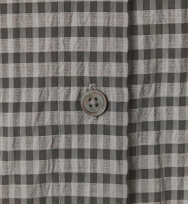 BEAUTY&YOUTH UNITED ARROWS「チェック ドローストリング シャツ ウォッシャブル」|シャツ・ブラウス|