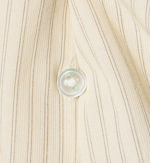 BEAUTY&YOUTH UNITED ARROWS「ソリッド&ストライプ ラッフル シャツブラウス ウォッシャブル」|シャツ・ブラウス|