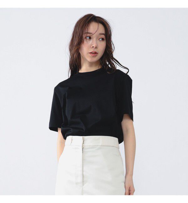 Demi-Luxe BEAMS 「SLOANE / コットン天竺  Tシャツ」|Tシャツ・カットソー|