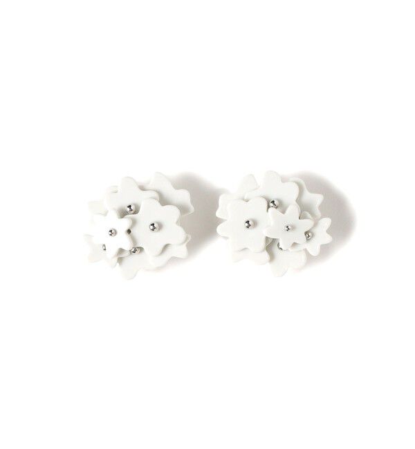 BEAMSBOY「ATOLASOLAS / earrings」|その他|WHITE