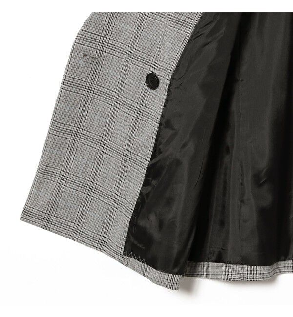Ray BEAMS 「チェック 4ボタン W ジャケット」|テーラードジャケット|