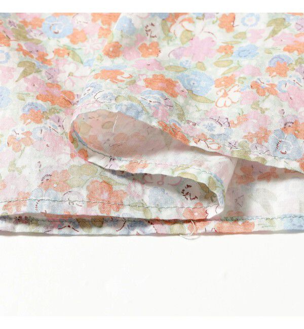 BEAMSBOY「リバティ フリル 5分袖 シャツ」|シャツ・ブラウス|