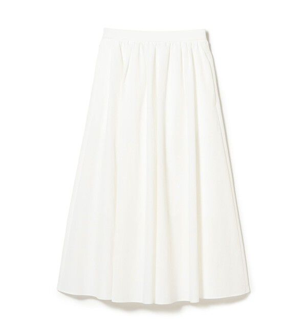 Demi-Luxe BEAMS 「コットン ナイロン タック ギャザー スカート」|スカート|