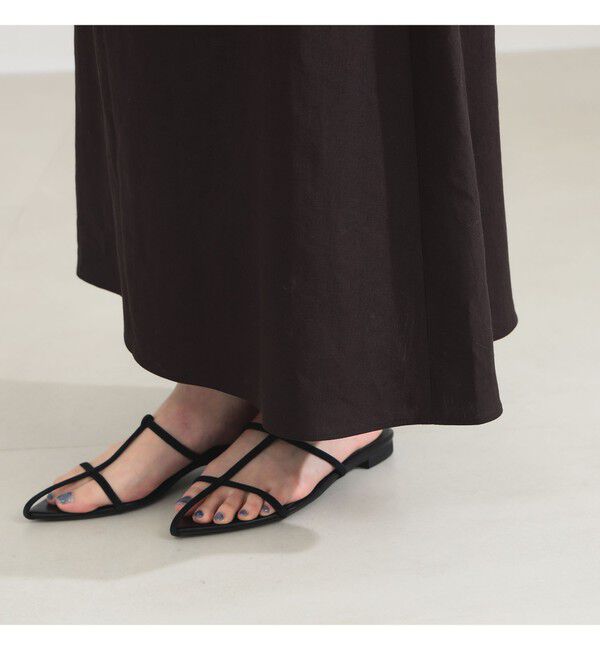 Demi-Luxe BEAMS 「シンプル リネン スカート .M」|スカート|