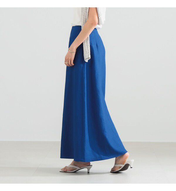 Demi-Luxe BEAMS 「シンプル リネン スカート .M」|スカート|