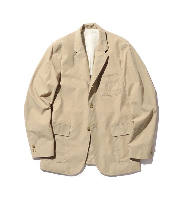 BEAMS PLUS「3B Travel Jacket Comfort Cloth」|テーラードジャケット|BEIGE