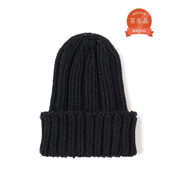 BEAMS PLUS「Watch Cap Linen Like Cotton」|腕時計|BLACK