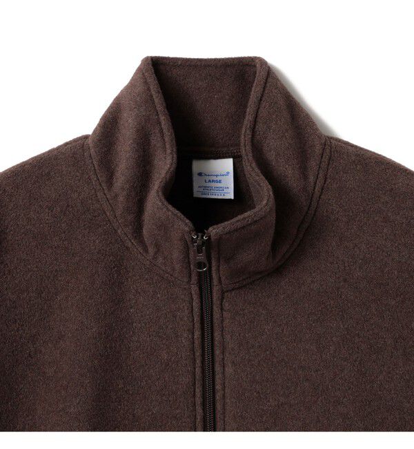BEAMS「【別注】Champion / Fleece Stand Zip Jacket」|ブルゾン・スタジャン|