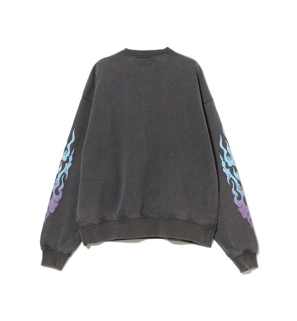 BEAMS「ワイドショートフィット ファイヤーアーム クルースウェット」|スウェット・ジャージ|