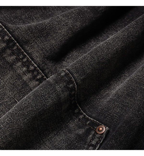 BEAMS「ワイドストレート ダック ダブルニー カーゴパンツ」|チノ|