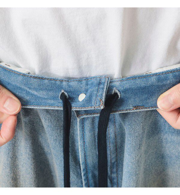 BEAMS「クォーターレングス ペインターデニム」|デニム|