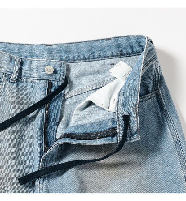 BEAMS「クォーターレングス ペインターデニム」|デニム|