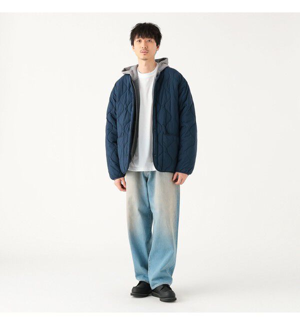 BEAMS「ダウン ミリタリー ライナージャケット」|ブルゾン・スタジャン|