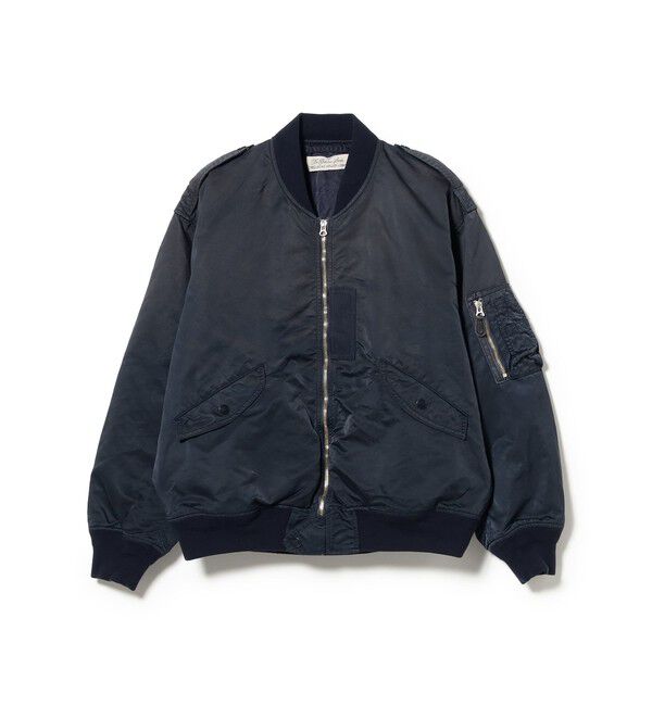 BEAMS PLUS「【別注】REMI RELIEF / L-2B Flight Jacket」|ブルゾン・スタジャン|NAVY