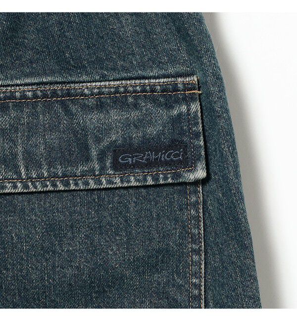 BEAMS「【別注】Gramicci / デニム オーバーパンツ」|チノ|