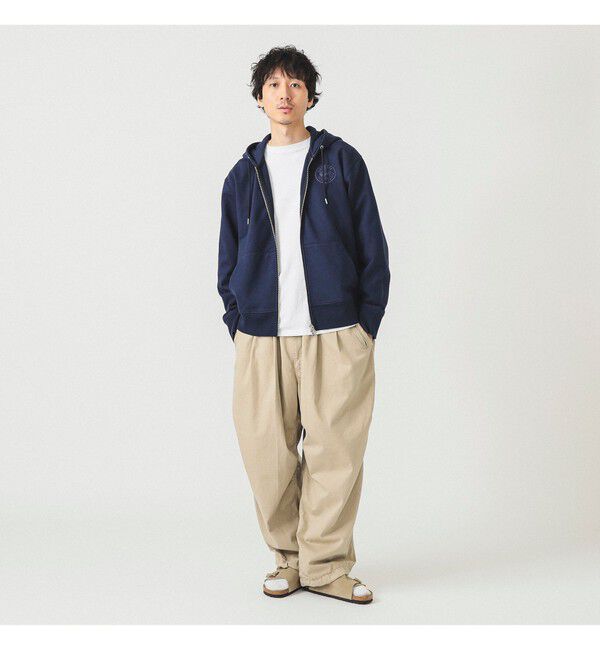 BEAMS「【別注】LACOSTE / フルジップパーカー」|スウェット・ジャージ|