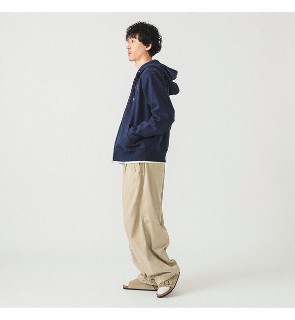 BEAMS「【別注】LACOSTE / フルジップパーカー」|スウェット・ジャージ|
