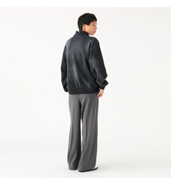 BEAMS「ワイドショートフィット フェード プルオーバー スウェット」|スウェット・ジャージ|